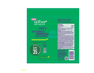 Can Label (Al0040400 Alba Ve Mineral Sunscreen Spray Spf35 Can Label)